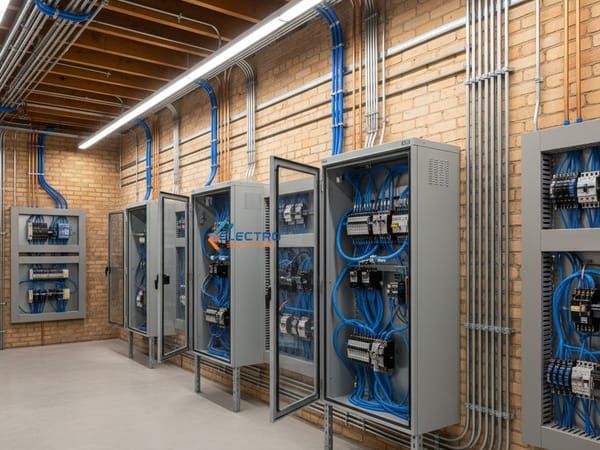 Commercial electrical services - wiring, underground installation, code compliance