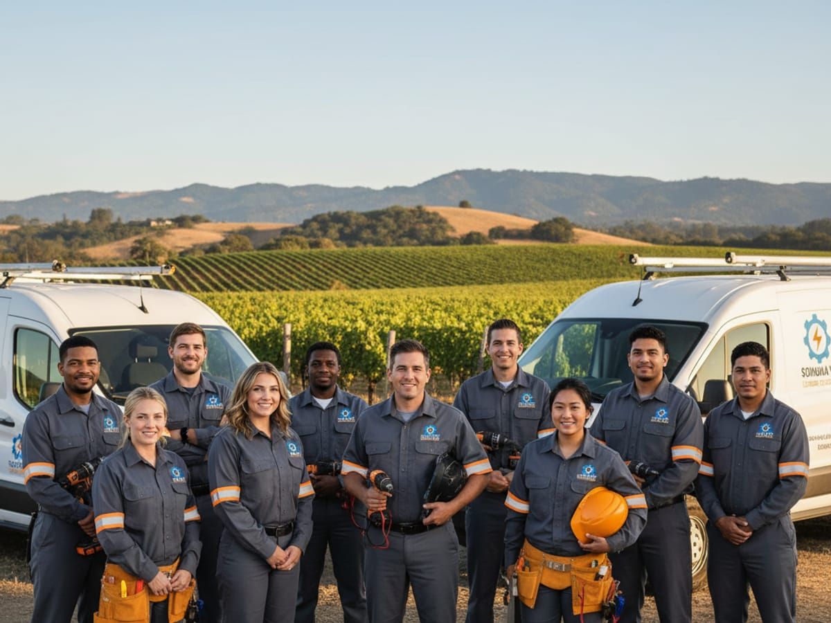 Sonoma Electrician licensed team providing trusted electrical services